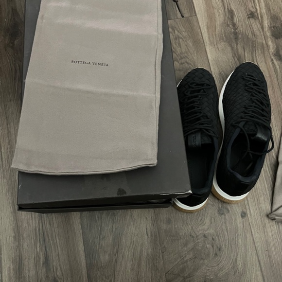 Authentic bottega venetta Intrecciato Low Top Sneakers size 40 7 men - Picture 2 of 7